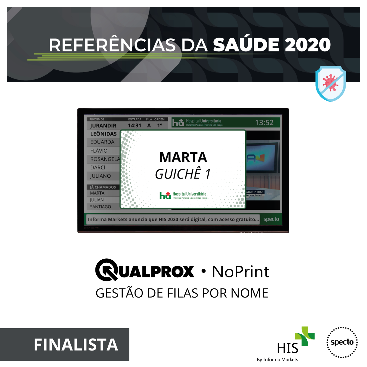 Inovação: Specto é uma das referências da Saúde 2020